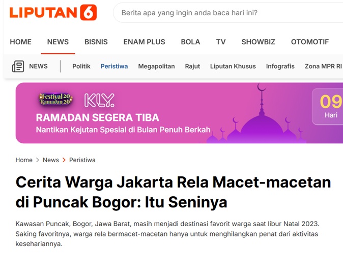 Berita Macet TambahBaik.com